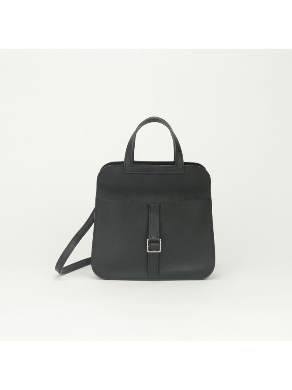 Hermes Halzan 22 Mini Bag Tote Swift Noir Black Silver Veau 2-Way
